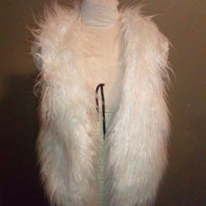 Faux fur vest